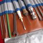 Vintage Original Soviet Russian Made In USSR Tool Kit Set In Roll Up Case
