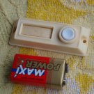 Vintage Soviet Ussr Door Bell Ring Switch With Name Plate Ivory NOS