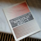 Original Vintage USSR Soviet Radio Spidola 230-1 Manual