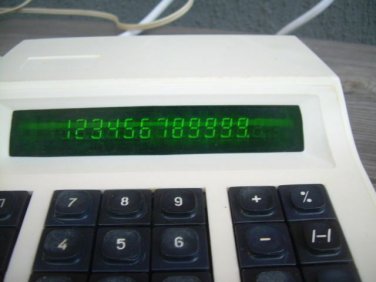 Vintage Soviet USSR Elektronika MK 22 VFD Desktop Calculator 1991