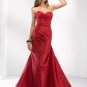 Strapless Long Evening Dresses Prom Formal Gowns MS001