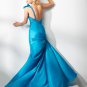 Sheath/Column One Shoulder Floor-length Evening Dresses Prom Formal Gowns MS008