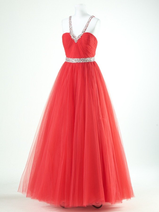 Ball Gown  Floor Length Prom Dresses Long Evening Gown  GJS005