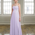 Simple A-line Strapless Purple Evening Dresses Bridesmaids Dresses Prom Formal Party Gowns MLB001