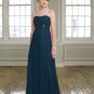 Simple A-line Strapless Purple Evening Dresses Bridesmaids Dresses Prom Formal Party Gowns MLB001
