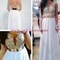 A-line Long White Evening Prom Dresses Party Formal Bridal Gowns 132-09