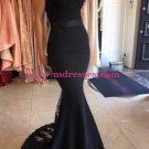 Mermaid Long Black Lace Evening Prom Dresses Party Formal Bridal Gowns 08 Mermaid Long Black Lace Evening Prom Dresses Party Formal Bridal Gowns 08