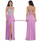 Beaded Lilac Chiffon Long Prom Evening Formal Dresses 93 Beaded Lilac Chiffon Long Prom Evening Formal Dresses 93