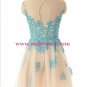 A-Line Off-the-Shoulder Lace Appliques Prom Evening Homecoming Cocktail Dresses 121