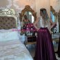 A-Line Straps Sleeveless See Through Back Lace Long Prom Evening Formal Dresses 131
