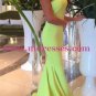 Trumpet/Mermaid Backless Long Prom Evening Formal Dresses 155