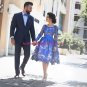 Blue Short Knee-Length Homecoming Prom Evening Formal Dresses 171