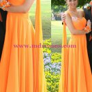 A-Line Beaded One-Shoulder Long Chiffon Prom Evening Formal Dresses 186 A-Line Beaded One-Shoulder Long Chiffon Prom Evening Formal Dresses 186