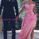 Charming Off-the-Shoulder Long Pink Lace Prom Evening Formal Dresses L001 Charming Off-the-Shoulder Long Pink Lace Prom Evening Formal Dresses L001