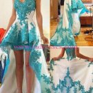 High Low Sweetheart Lace Prom Dresses Party Evening Gowns L241