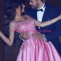 Ball Gown Lace Long Pink Prom Dresses Party Evening Gowns 260