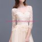 A-Line 3/4 Length Sleeve Lace Prom Dresses Party Evening Gowns 289