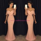 Mermaid Spaghetti Straps Long Prom Dresses Party Evening Gowns 333