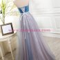 A-Line Tulle Long Prom Dresses Party Evening Gowns 356