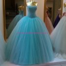 Beaded Tulle Ball Gown Prom Dresses Party Evening Gowns 396