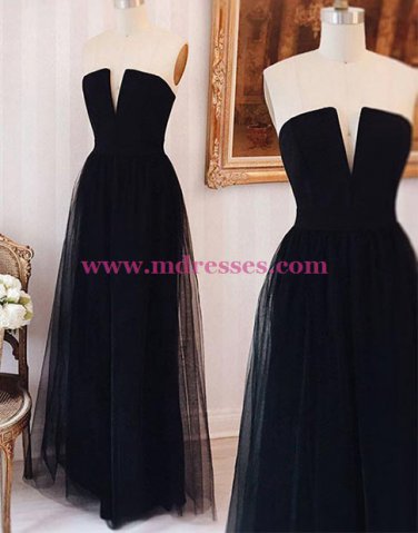 Long Tulle Prom Dresses Party Evening Gowns 414
