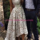 High Low Lace Prom Dresses Party Evening Gowns 451