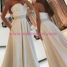 A-Line Sweetheart Beaded Lace Prom Dresses Party Evening Gowns 452