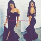 Mermaid Off-the-Shoulder Long Prom Dresses Party Evening Gowns 501