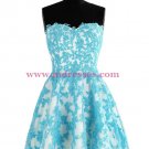 Short Blue Lace Appliques Homecoming Cocktail Prom Dresses 528 Short Blue Lace Appliques Homecoming Cocktail Prom Dresses 528
