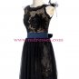 Short Black Lace Backless Homecoming Cocktail Prom Dresses Party Evening Gowns 531