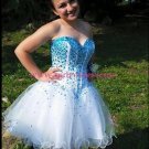 Short Blue Beaded Sweetheart Homecoming Cocktail Prom Dresses Party Evening Gowns 541 Short Blue Beaded Sweetheart Homecoming Cocktail Prom Dresses Party Evening Gowns 541