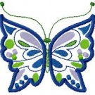 Applique Spring Butterfly Machine Embroidery Designs 4x4 Hoop