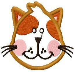 Applique Animal Faces Machine Embroidery Design 4x4 Hoop Applique embroidery faces animal machine hoop 4x4