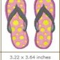 Summertime Beach Machine Embroidery Designs 4x4 Hoop