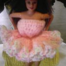 Barbie doll pink tutu ballerina costume ballet custome