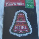 Trim 'N Wire Noel Christmas Bell Cross Stitch Kit