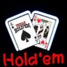 14 x 10 Neon Texas Hold'em Sign