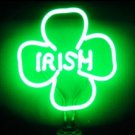 14 x 10 Neon 4 Leaf Clover Shamrock Sign.