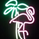 19" x 7" Neon Flamingo Sign