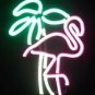 19" x 7" Neon Flamingo Sign