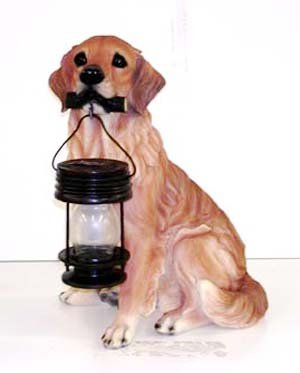 1 Case Solar Lantern Light Golden Retriever