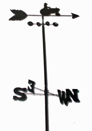 6 Foot WEATHER VANE - Farm Tractor - Garden Decor