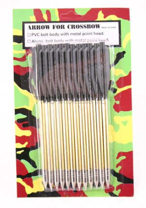 1Pack - 12 Bolts  Arrows for 50lb crossbow - FREE Shipping