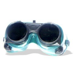 Welding Utility Safety Goggles Flip Down Lens - FREE Shipping