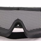 Rubber Airsoft Safety Goggles w Metal Grated Lens - Free Ship