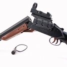 Double Barrel Trigger Cowboy Shotgun w Red Laser Site