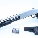 AS55: Air Soft Pump Shotgun  Rifle + Pistol