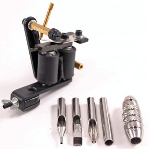 Professional Tattoo Gun w/Accessories & Hard Case - NEW