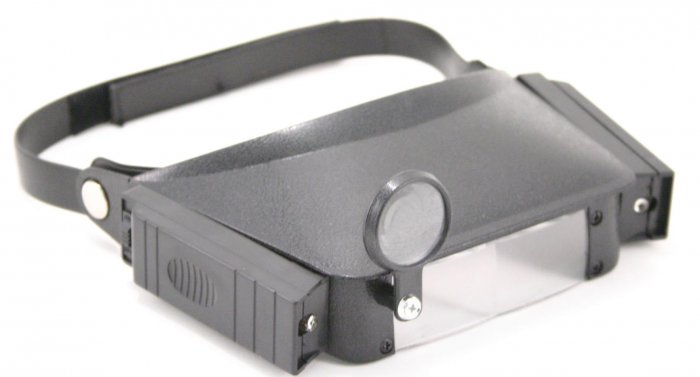 Magnifying Glass Head Gear with Light ~ Jewelry,Hobbies ~ Free Ship
