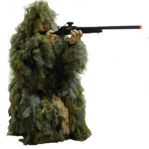 Polyester Leaf Ghillie Suit